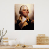 George Washington Portrait Poster (Keuken)