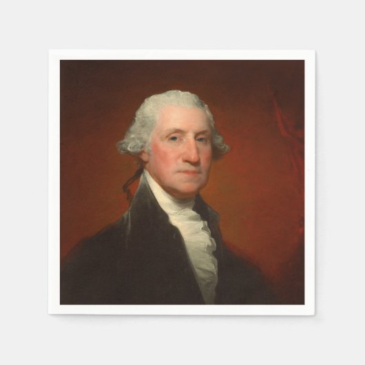 George Washington Portrait Servet (Voorkant)