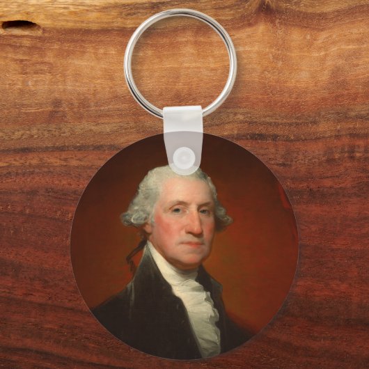 George Washington Portrait Sleutelhanger (Voorkant)