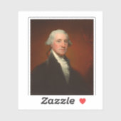 George Washington Portrait Sticker (Vel)