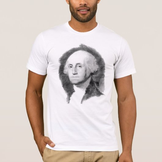 George Washington Portrait T-shirt (Voorkant)