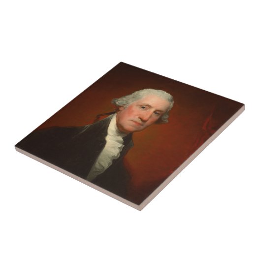 George Washington Portrait Tegeltje (Zijkant)