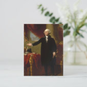  George Washington Portret schilderen 2 Briefkaart (Staand voorkant)