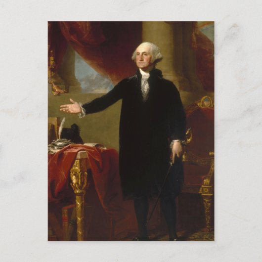  George Washington Portret schilderen 2 Briefkaart (Voorkant)