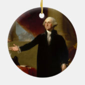  George Washington Portret schilderen 2 Keramisch Ornament (Achterkant)