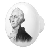 George Washington  portret schilderen Keramische Knop (Rechts)