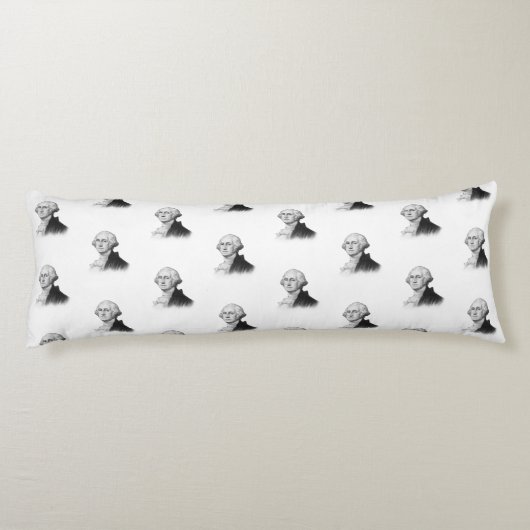 George Washington  portret schilderen Lichaamskussen (Achterkant)