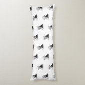 George Washington portret schilderen Lichaamskussen (Achterkant (Verticaal))