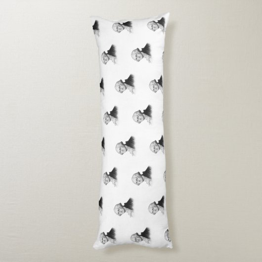 George Washington  portret schilderen Lichaamskussen (Achterkant (Verticaal))