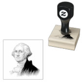 George Washington  portret schilderen Rubberstempel (Gestempeld)