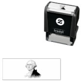 George Washington  portret schilderen Zelfinktende Stempel (In situ)