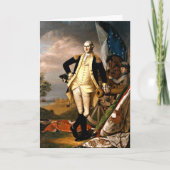 George Washington, portret van het eerste presiden Kaart (Voorkant)