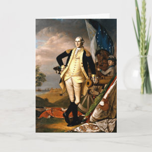 George Washington, portret van het eerste presiden Kaart