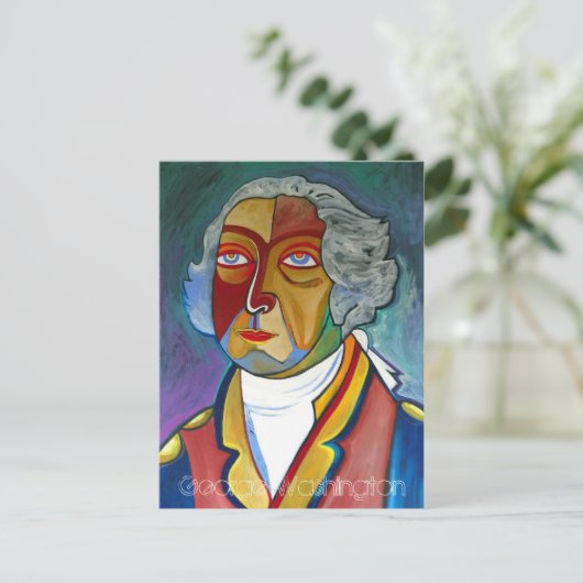 George Washington Post Kaart (Staand voorkant)