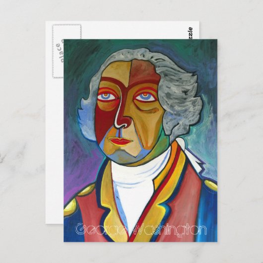 George Washington Post Kaart (Voorkant / Achterkant)