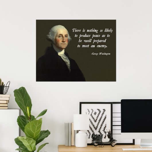 George Washington Poster (Thuiskantoor)