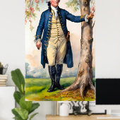 George Washington Poster (Thuiskantoor)