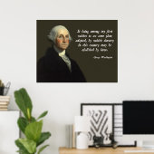 George Washington Poster (Thuiskantoor)