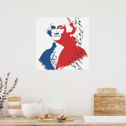 George Washington Poster (Keuken)