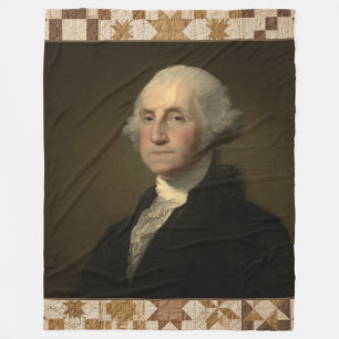 George Washington Presidentiële Quilt Dekbed Fleece Deken