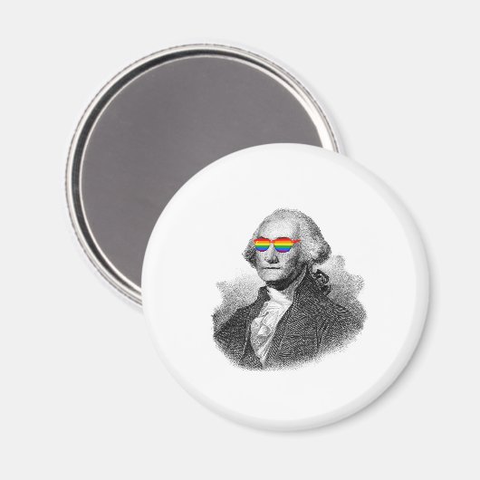 George Washington Pride Magneet (Voorkant / Achterkant)