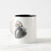 George Washington Pride Tweekleurige Koffiemok (Voorkant links)