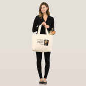 George Washington Quote 4b Grote Tote Bag (Voorkant (model))
