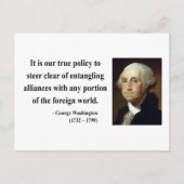 George Washington Quote 5b Briefkaart (Voorkant)