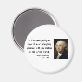 George Washington Quote 5b Magneet (Voorkant / Achterkant)
