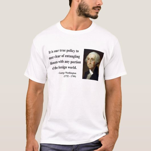 George Washington Quote 5b T-shirt (Voorkant)