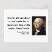 George Washington Quote 6b Briefkaart (Voorkant)