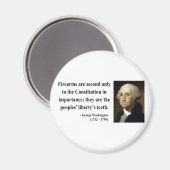 George Washington Quote 6b Magneet (Voorkant / Achterkant)