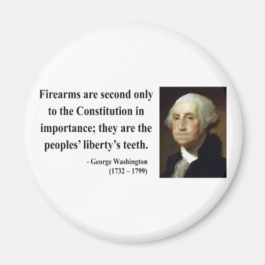 George Washington Quote 6b Magneet (Voorkant)