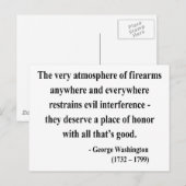 George Washington Quote 7a Briefkaart (Voorkant / Achterkant)