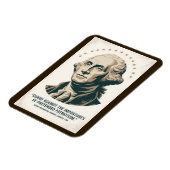 George Washington Quote American President Art Magneet (Linkerzijde)