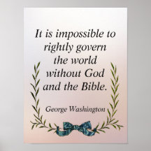 George Washington Quote Government en Religie