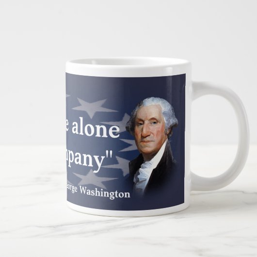 George Washington Quote over Bad Company Grote Koffiekop (Rechts)