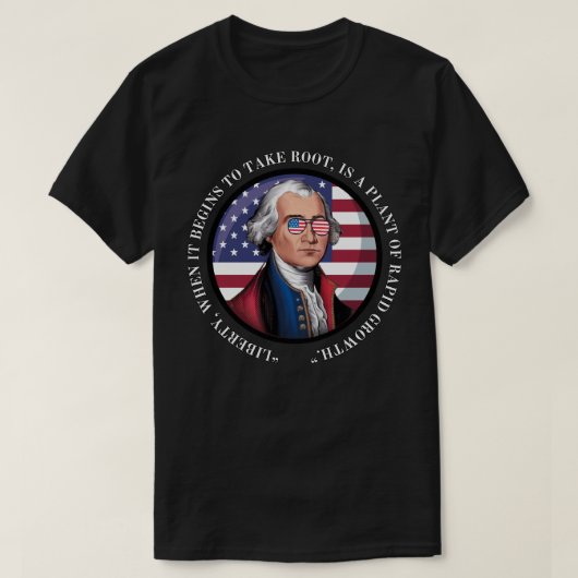 George Washington - Quote T-shirt (Design voorkant)