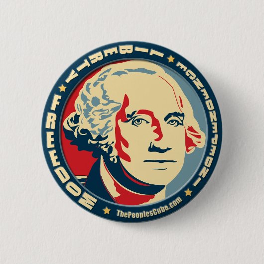 George Washington - Revolutie: OHP Button (Voorkant)