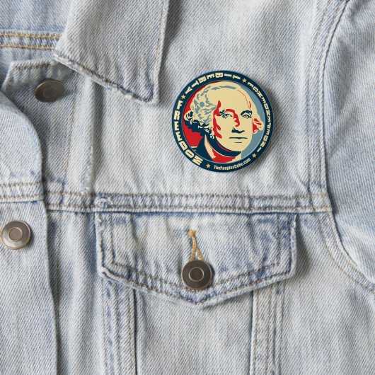 George Washington - Revolutie: OHP Button (In situ)