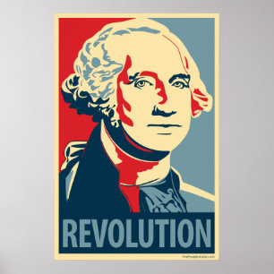George Washington - Revolutie: OHP Poster