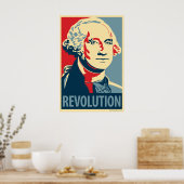 George Washington - Revolutie: OHP Poster (Keuken)