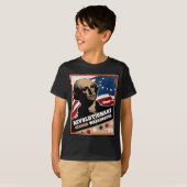 George Washington Revolutionair Kinder T-shirt (Voorkant volledig)