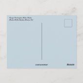 George Washington Rides Boston Public Gardens Briefkaart (Achterkant)