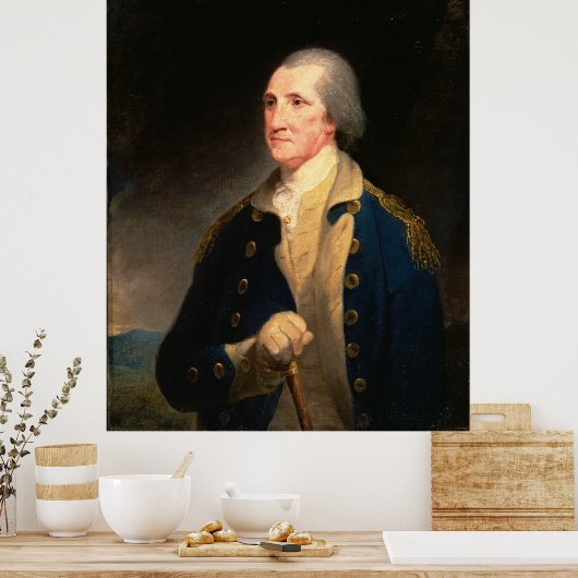 George Washington Robert Edge Pine Poster (Keuken)