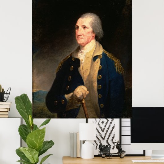 George Washington Robert Edge Pine Poster (Thuiskantoor)