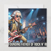George Washington Rockster - Grondlegger van R Kaart (Achterkant)