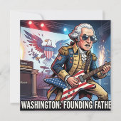 George Washington Rockster - Grondlegger van R Kaart (Voorkant)