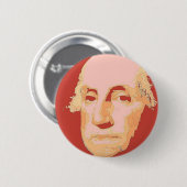 George Washington Ronde Button 5,7 Cm (Voorkant /achterkant)