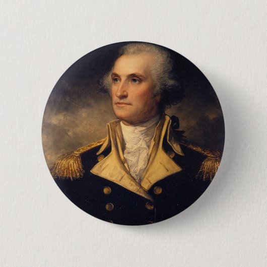 George Washington Ronde Button 5,7 Cm (Voorkant)